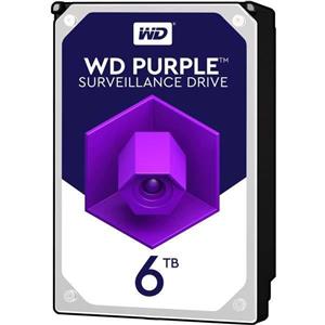 هارد دیسک اینترنال وسترن دیجیتال مدل Purple WD60PURZ ظرفیت 6 ترابایت