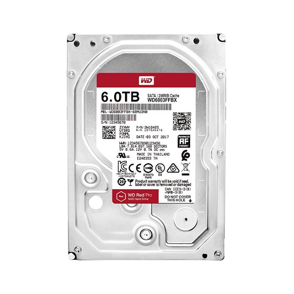 Western Digital Red Pro 6TB WD4003FFBX Internal Hard