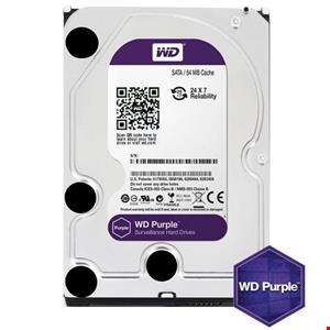 هارددیسک اینترنال وسترن دیجیتال سری purple مدل WD80PURZ  با ظرفیت 8 ترابایت